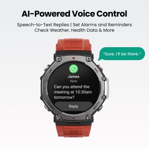 Amazfit T-Rex 3 na ilustračním obrázku