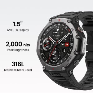 Amazfit T-Rex 3 na ilustračním obrázku