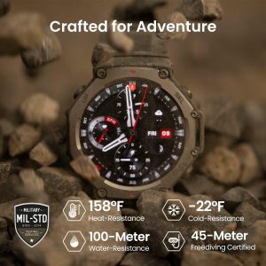 Amazfit T-Rex 3 na ilustračním obrázku