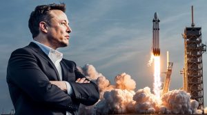 SpaceX a Elon Musk (ilustrační obrázek)