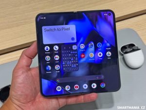 Pixel 9 Pro Fold v otevřeném stavu