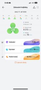Měření celkové aktivity těla v tzv. trojlístku