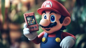 Mario se zařízením od Nintenda
