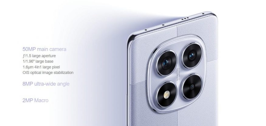 Fotoaparáty smartphonu Redmi Note 14 Pro