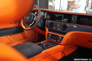 Interiér vozu Rolls Royce Ghost