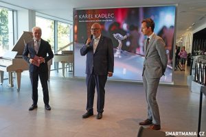 Karel Kadlec při slavnostním otevření nového showroomu Rolls-Royce