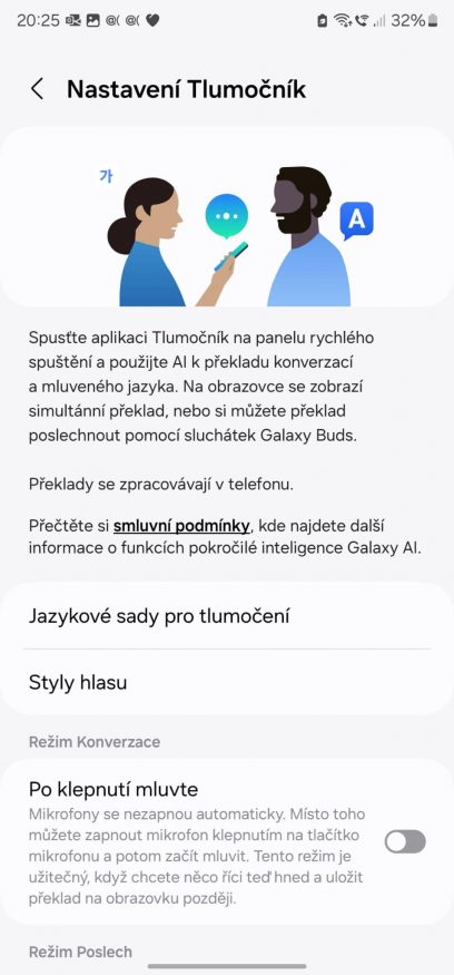 Funkce Tlumočník