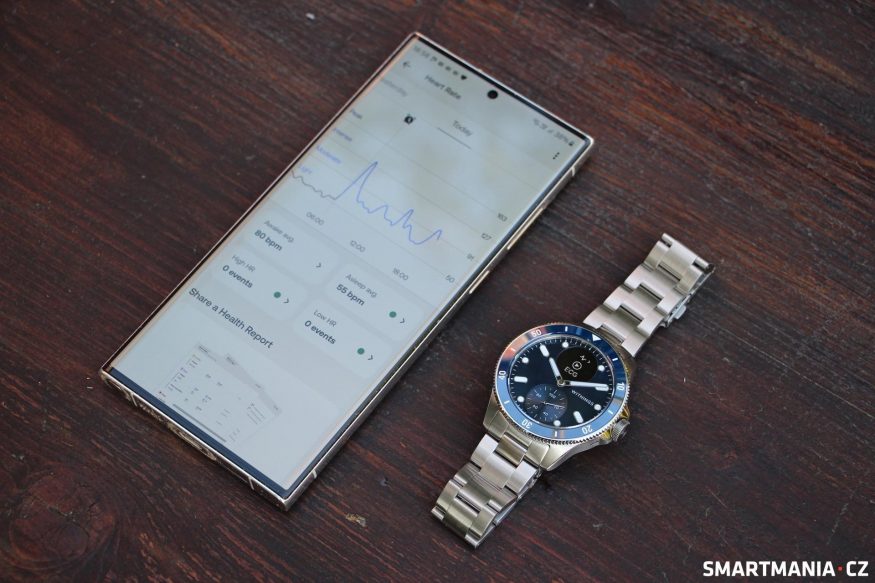 Měření EKG na hodinkách Withings ScanWatch Nova