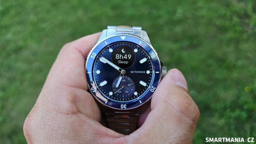 Sledování spánku na hodinkách Withings ScanWatch Nova