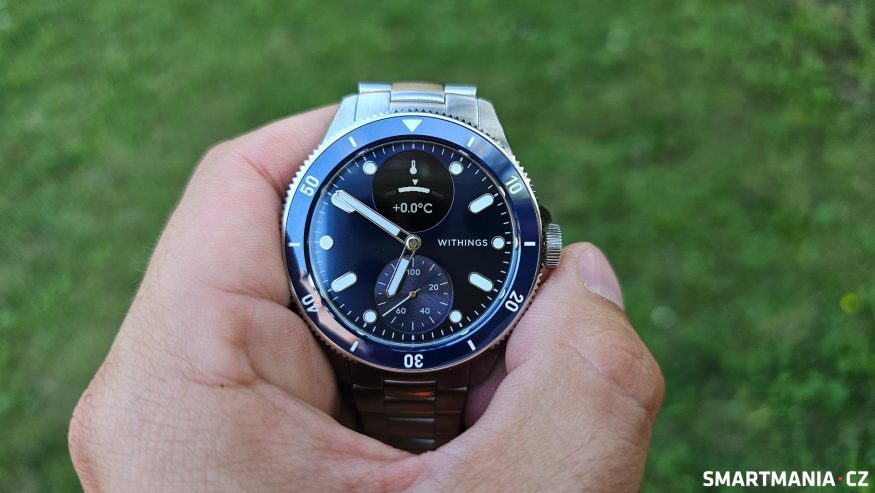 Měření teploty na hodinkách Withings ScanWatch Nova