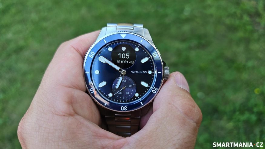 Měření tepové frekvence na hodinkách Withings ScanWatch Nova