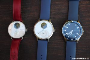 Srovnání hodinek od Withings (zleva ScanWatch 2, ScanWatch 1 a ScanWatch Nova)