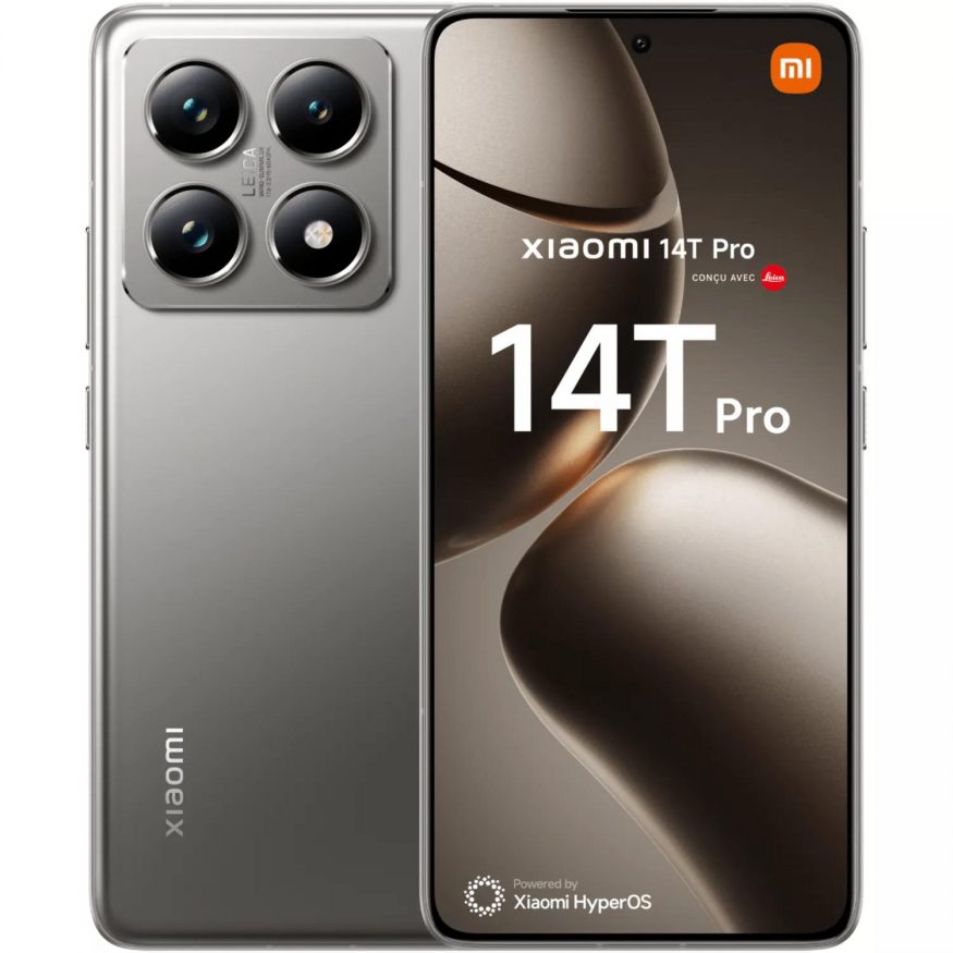 Xiaomi 14T ve stříbrné barvě