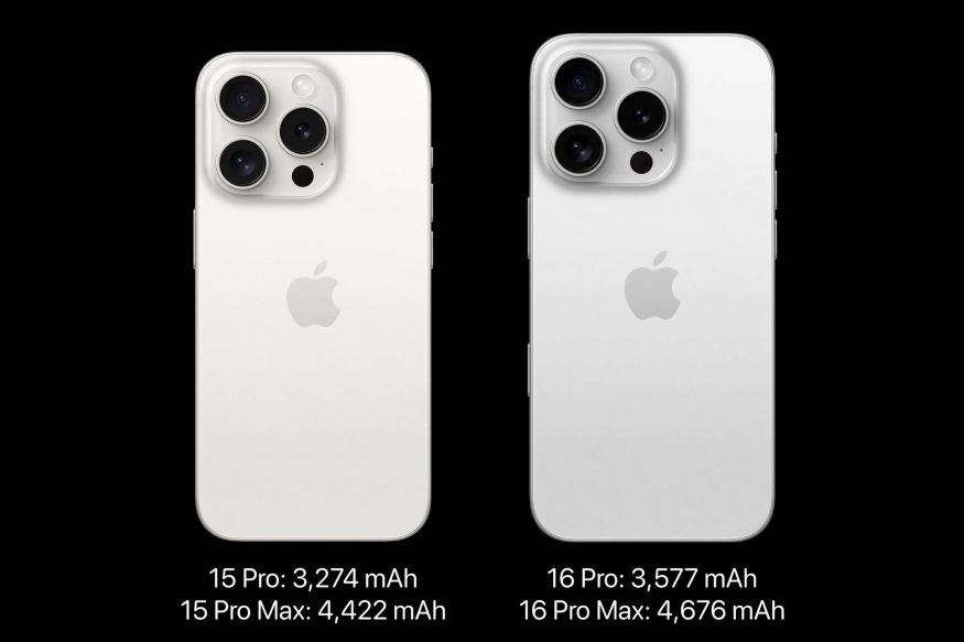 Baterie nového iPhonu 16