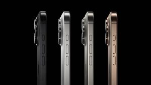 iPhone 16 Pro (Max) ve čtyřech barevných kombinacích