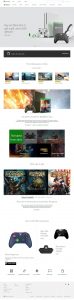 Webové stránky Xboxu v roce 2016