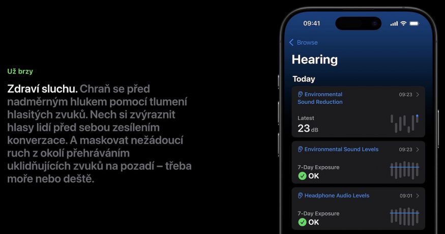 Na AirPods Pro 2 už brzy zamíří užitečná funkce Zdraví sluchu Na AirPods Pro 2 už brzy zamíří užitečná funkce Zdraví sluchu