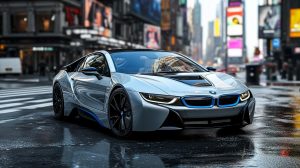 Sportovní elektrické vozidlo BMW i8 (ilustrační obrázek)