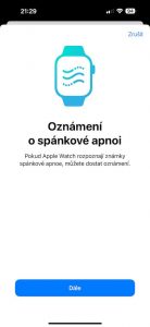 Nastavení detekce spánkové apnoe na Apple Watch Series 10