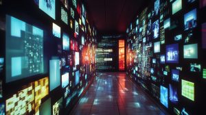 Internet Archive ve vizualizaci umělé inteligence (ilustrační obrázek)