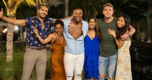 Snímek z reality show Láska je slepá