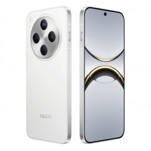 Oppo Find X8 v bílé barvě na tiskovém snímku