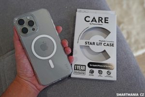Třpytivé pouzdro Care Star Lit
