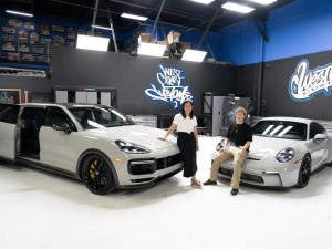 Porsche Cayenne minivan Marka Zuckerberga