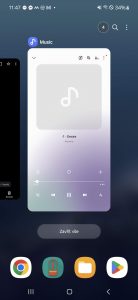 Multitasking umožňuje spouště plovoucí okna