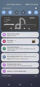 Notifikace si setřídíte podle času nebo priority