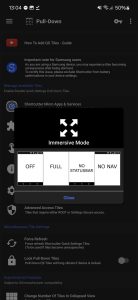 Třeba tzv. immersive mode a jeho čtyři režimy