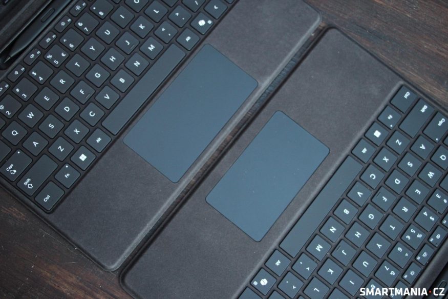 Srovnání Surface Pro Flex Keyboard se Signature Keyboard
