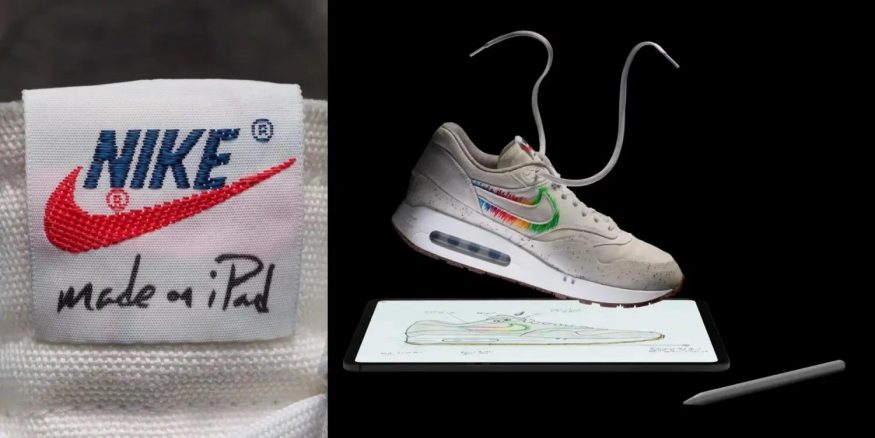 Tenisky Nike navržené na iPadu