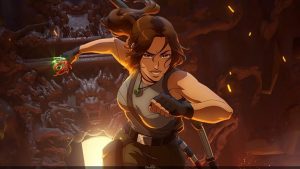 Snímek ze seriálu Tomb Raider: The Legend of Lara Croft