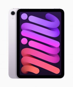 iPad mini (2024) v novém fialovém provedení