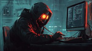 Ruský hacker (ilustrační obrázek)