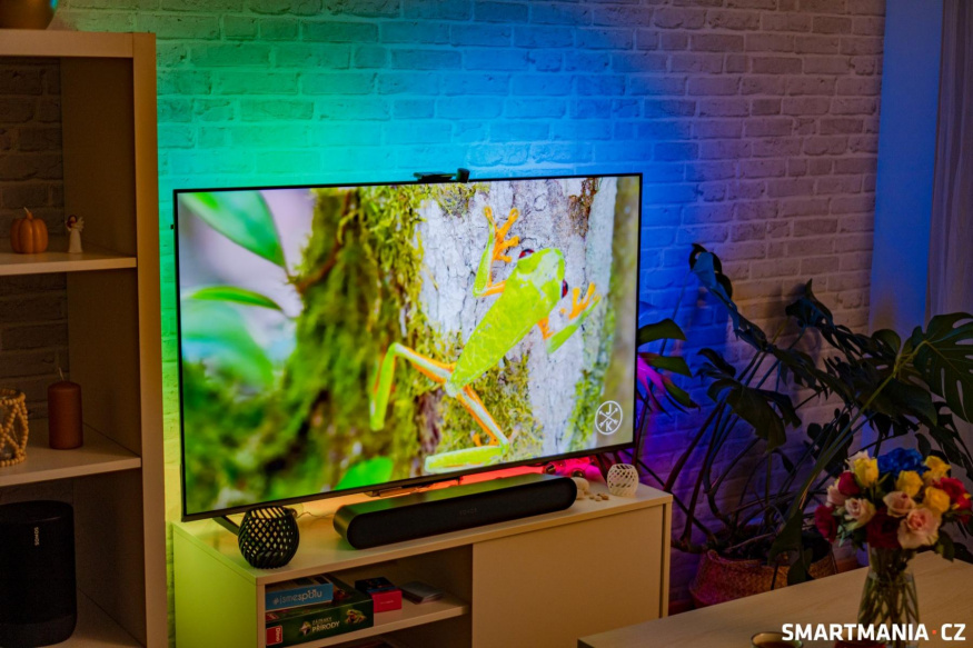 Govee Backlight 3s TV při testovaní