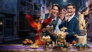 Screenshot z kulinářské show Harry Potter: Kouzelné pečení