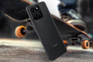 Černé provedení Honor 200 Smart