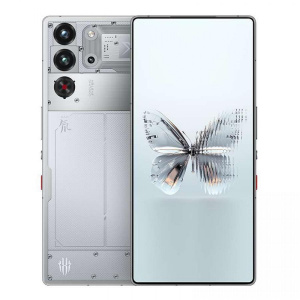 Red Magic 10 Pro v bílé poloprůsvitné barvě