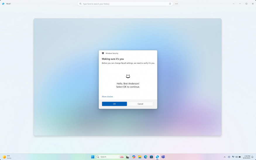 Windows Hello 