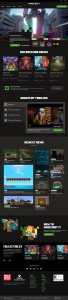 Webové stránky hry Minecraft v roce 2024