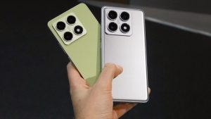Telefony Xiaomi 14T a 14T Pro vedle sebe
