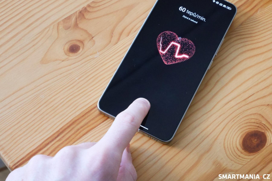 Měření srdečního tepu pomocí Xiaomi 14T Pro