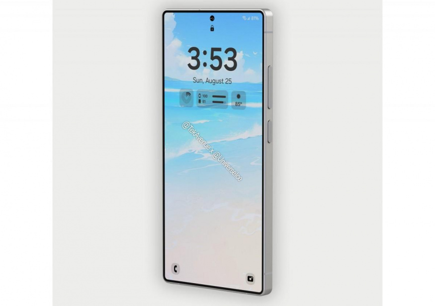 Render Samsungu Galaxy S25 Ultra