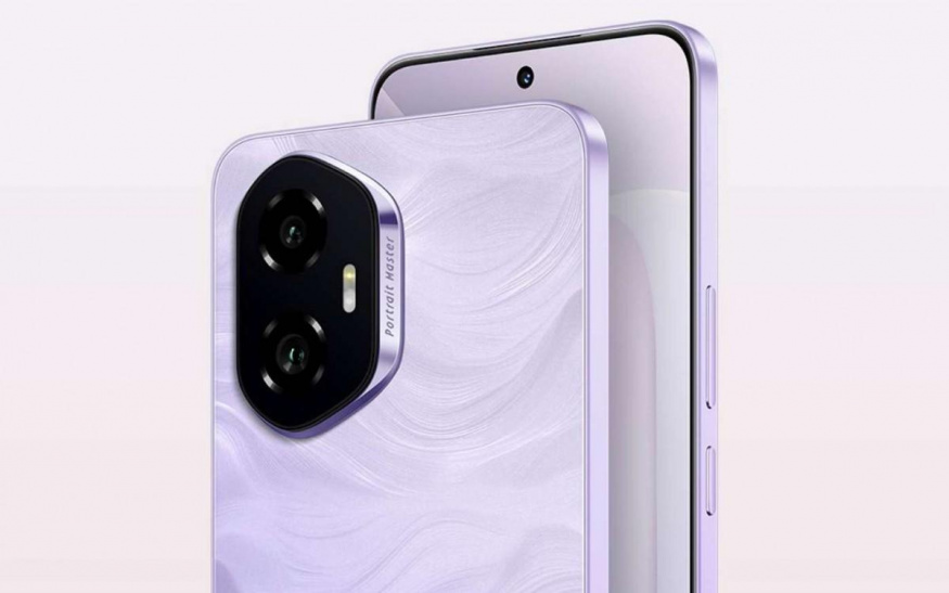 Smartphone Honor 300 ve fialové barvě