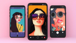 Aplikace Instagram podle umělé inteligence (ilustrační obrázek)