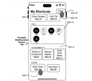 Patent Applu týkající se programovatelných tlačítek