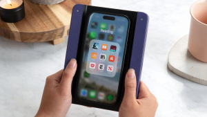Držák na mobil ve stylu čtečky Astropod Bookcase
