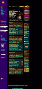 Podoba herního webu GameSpot v roce 1998